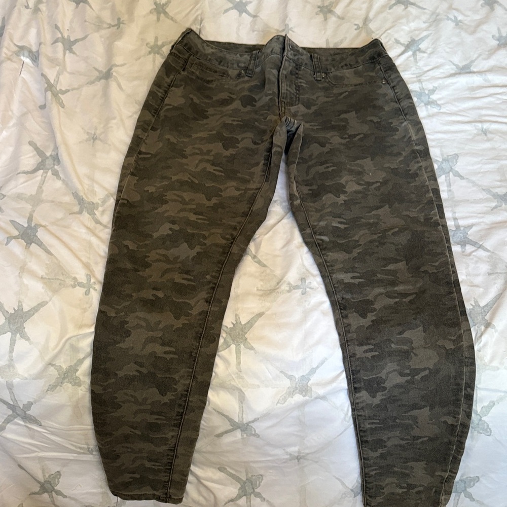 Cheetah print Gray Denim Pant